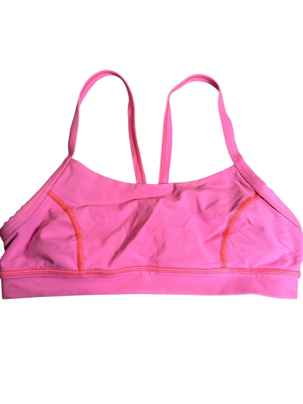 Lululemon Pink Wireless Sports Bra. 
Athletic workouts. Sz 8
